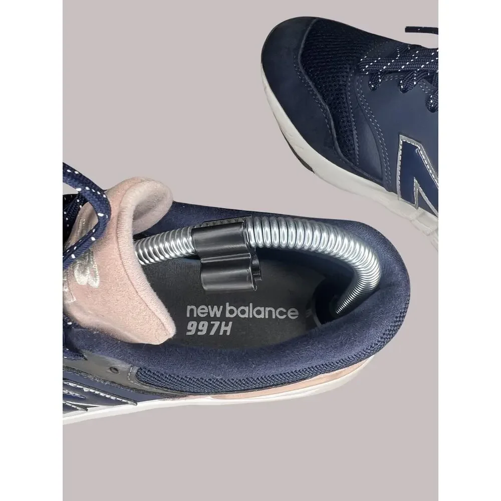 Women’s Size 8.5-NEW BALANCE 997 Donna Tennis Shoe , Navy, Pink, Suede| CW997HYA